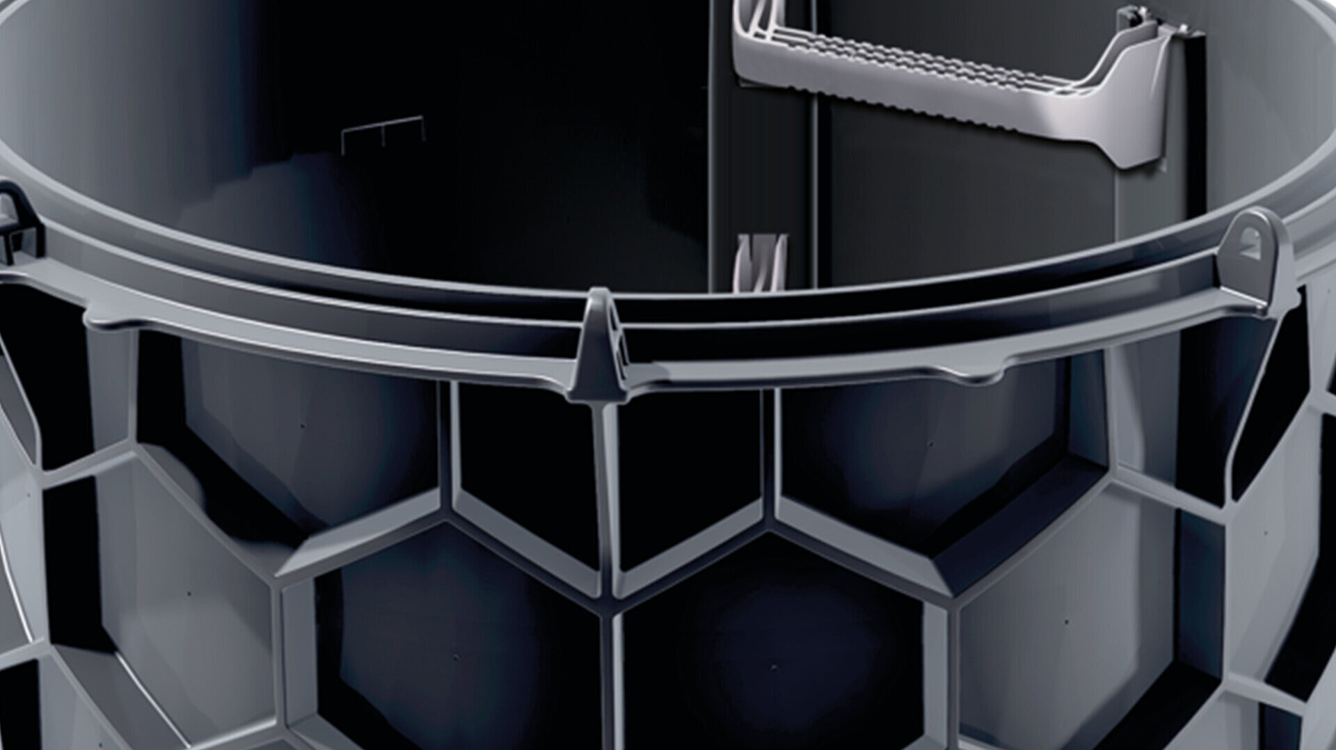 materiale plastico infrangibile e antiurto, impermeabile e resistente nel tempo alle radici materiale plastico infrangibile e antiurto, impermeabile e resistente nel tempo alle radici